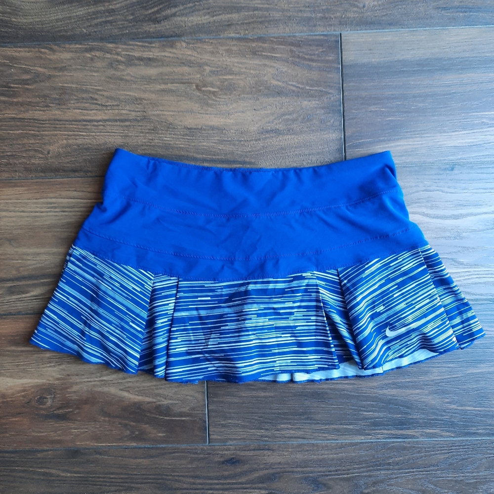 Women's Dri Fit Medium Nike Tennis Skirt Royal Blue